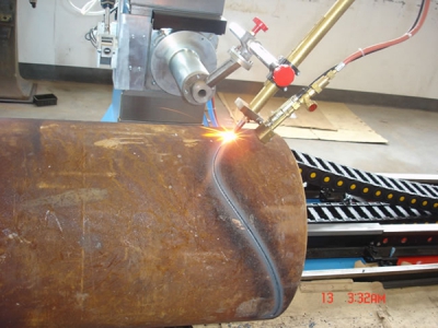 Máquina de corte para perfiles de tuberías CNC